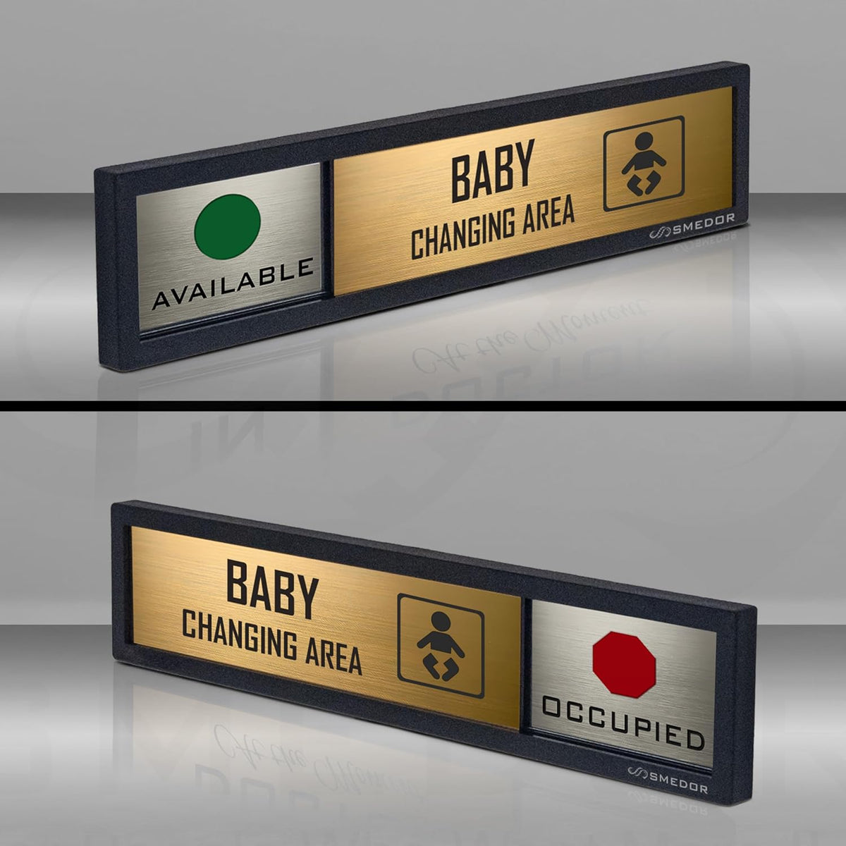 "Baby Changing Area" with Available / Occupied status - SMEDOR